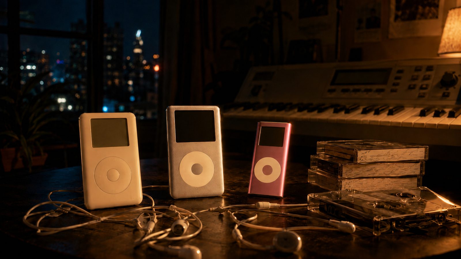 Collection of iPods from Baby Driver