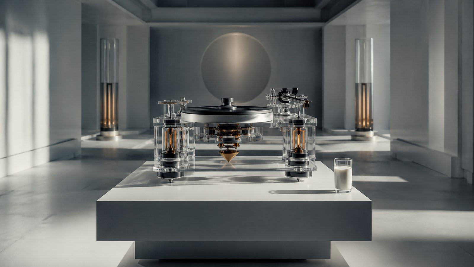 The Transcriptors Hydraulic Reference turntable from A Clockwork Orange