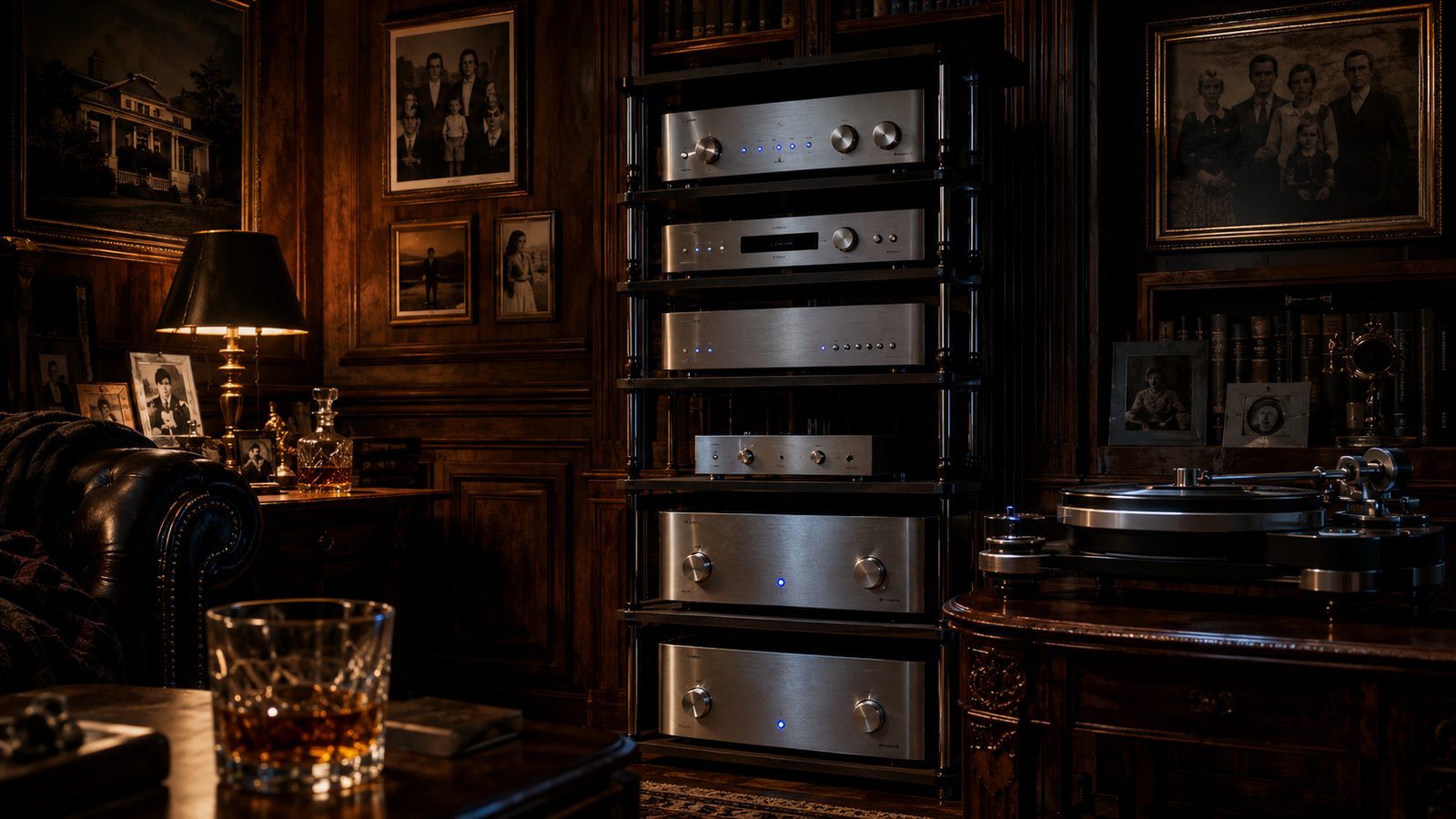 Simaudio MOON audio system from Sharp Objects